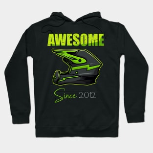 Awesome  Since 2012  Dirt Bike tee Hoodie